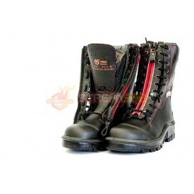 Buty specjalne strażackie Primus 21 -  wykonane z czarnej skóry