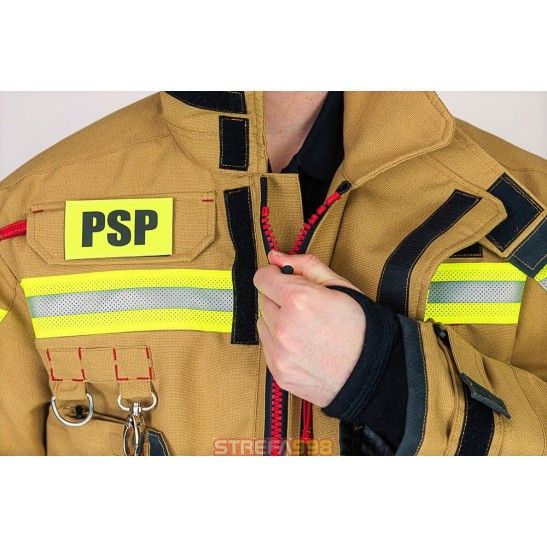 Ubranie Rosenbauer Fire Max SF 3-częściowe zgodne z OPZ -  napisy OSP lub PSP - Ubranie specjalne zgodne z OPZ KG PSP  z 2019r.
