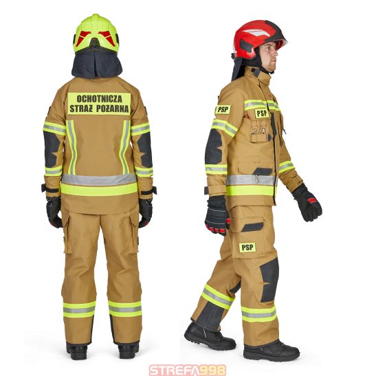 Ubranie Rosenbauer Fire Max SF 3-częściowe zgodne z OPZ -  Ubranie specjalne zgodne z OPZ KG PSP  z 2019r.